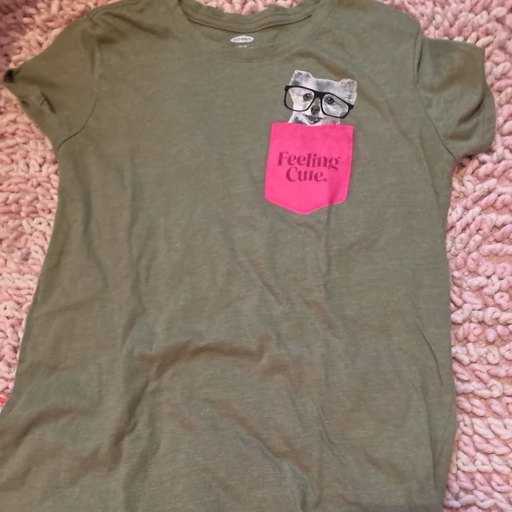 Old navy dog T-shirt L
